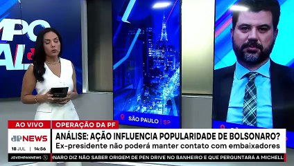 Tarcísio Freitas e Nunes se posicionam a favor de Bolsonaro após operação da PF | TEMPO REAL