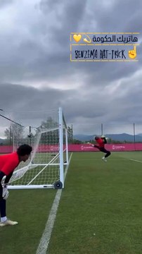Los golazos de Benzema en el entrenamiento