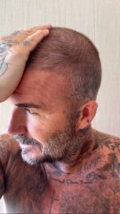 El terrible corte de pelo de David Beckham