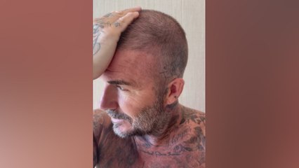 El terrible corte de pelo de David Beckham