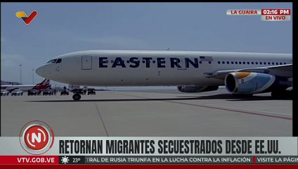Vpdte. Sec. Diosdado Cabello recibe vuelo con migrantes secuestrados desde EE. UU.