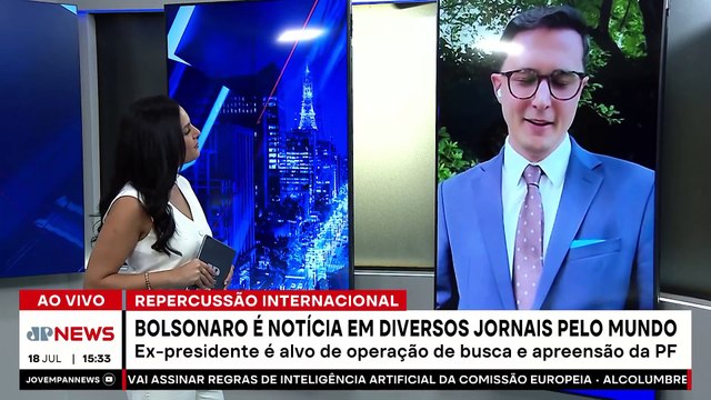 Bolsonaro é notícia em diversos jornais pelo mundo | TEMPO REAL