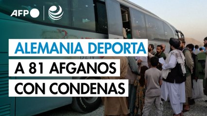 Alemania deporta a 81 afganos con condenas judiciales
