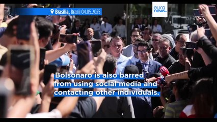 Brazil's former president ordered to wear electronic ankle monitor as coup attempt trial continues