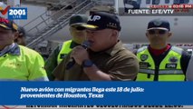 Nuevo avión con migrantes llega este 18 de julio: provenientes de Houston, Texas