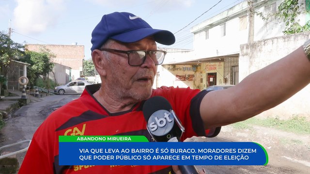 Cratera cresce e compromete trânsito na Estrada da Mirueira em Paulista: moradores denunciam insegurança e negligência do poder público