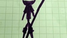 Ninja viola disegno