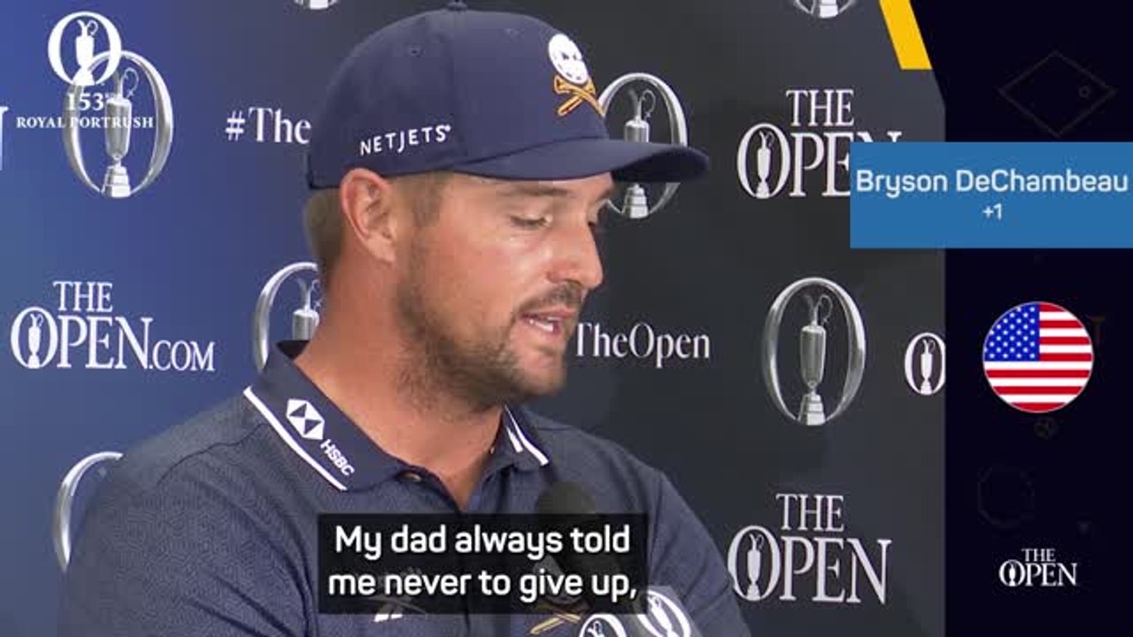 DeChambeau proud of fightback after forgettable first day at The Open