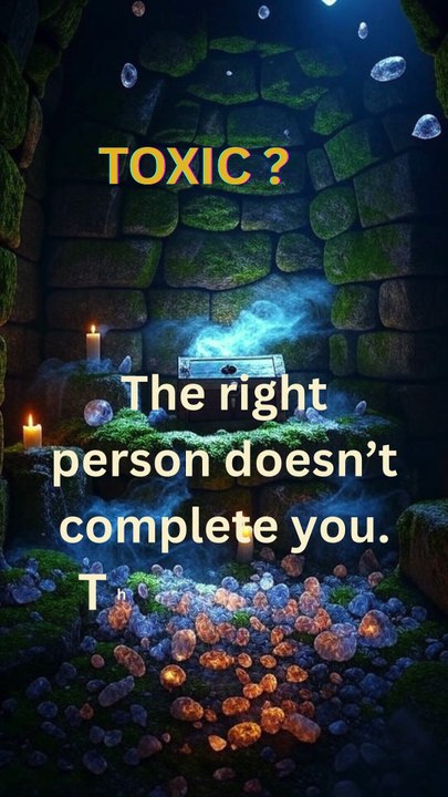 The right person doesn’t complete you. They remind you II Motivation