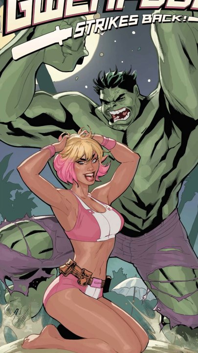 Gwenpool smash les cacahouètes de Hulk