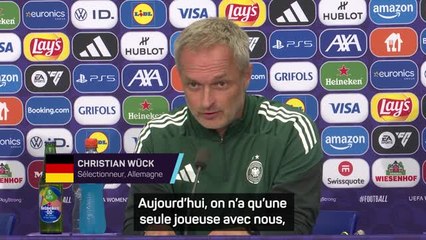 Allemagne - Wück : "Si on regarde simplement les chiffres, les favorites, c’est la France"