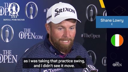 Lowry doesn't want to be called a 'cheat' after two-stroke penalty controversy