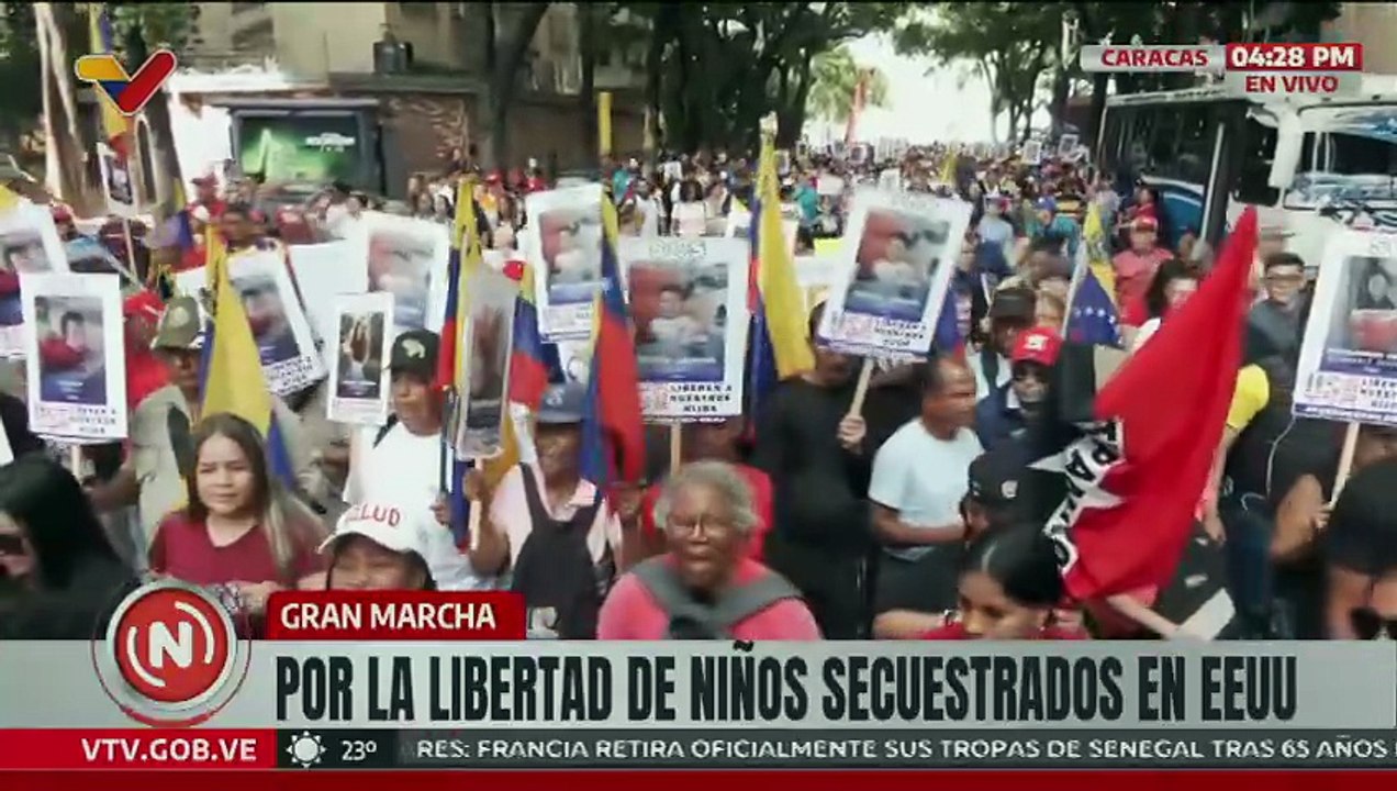 Pueblo continúa movilizado para exigir la liberación de niños secuestrados en EE. UU.