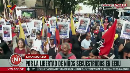 Pueblo continúa movilizado para exigir la liberación de niños secuestrados en EE. UU.