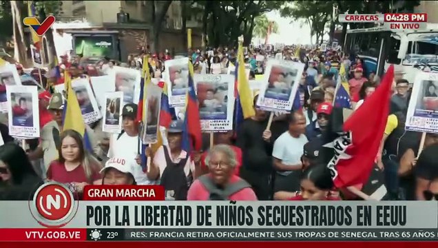 Pueblo continúa movilizado para exigir la liberación de niños secuestrados en EE. UU.