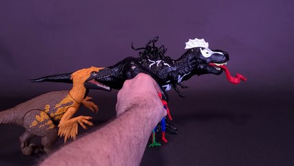 Hasbro Marvel Spider-Man Epic World of Action VenomVersus Venomsaurus Rex Review
