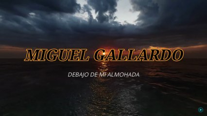 Miguel Gallardo - Debajo de mi almohada (KARAOKE)