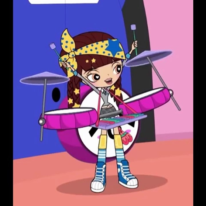 Angel Thinks Her Drums are Strong