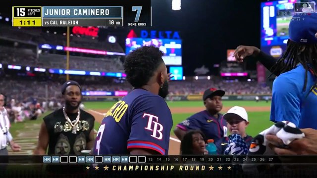 Capsula Deportiva Junior Caminero busca romper récord de cuadrangulares.