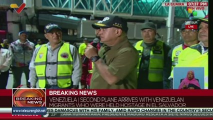 Minister Diosdado Cabello offers details on the rescue operation