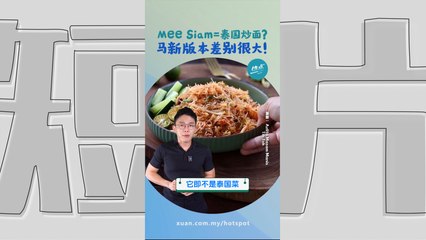 Mee Siam 其实跟泰国无关？ 叫“Mee”却用米粉？ 发源地是槟城？ #美食篇 | 懂来做莫？ Ep222
