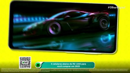 05_5 celulares abaixo de R$ 1.000 para você comprar em 2025