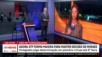 AGORA: STF forma maioria para manter decisão de Moraes sobre Bolsonaro