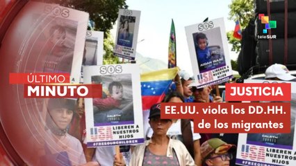 Venezolanos exigen la libertad de los niños secuestrados en EE. UU.