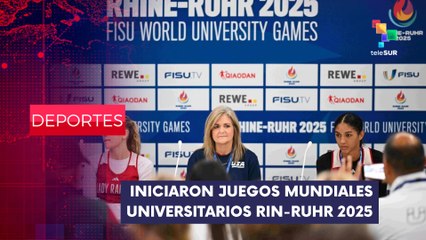 Ciudades alemanas dan bienvenida a los 32° Juegos Mundiales Universitarios de Verano RIN-RUHR 2025 DEPORTES EDICIÓN CENTRAL 17-07-2025
