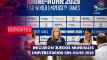 Ciudades alemanas dan bienvenida a los 32° Juegos Mundiales Universitarios de Verano RIN-RUHR 2025 DEPORTES EDICIÓN CENTRAL 17-07-2025