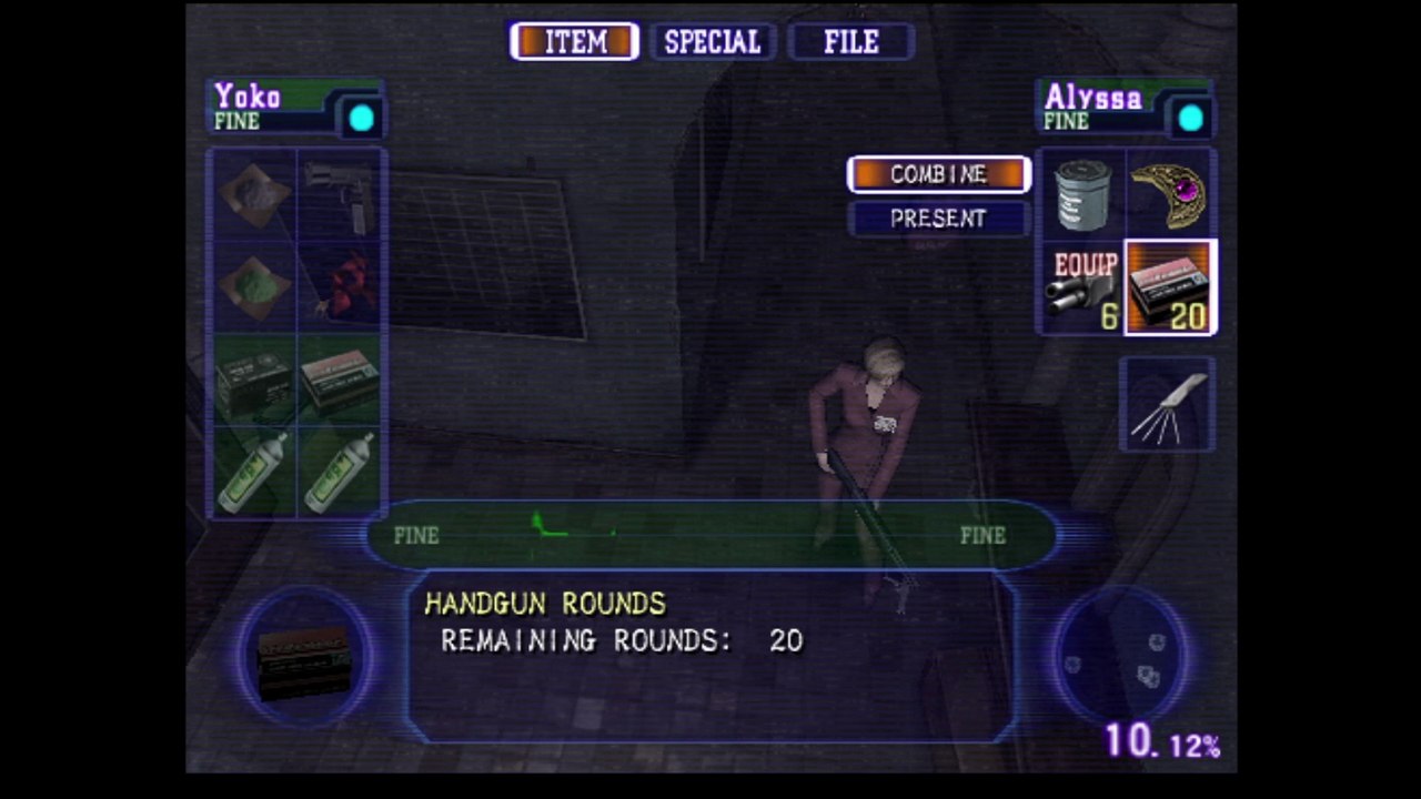 Resident Evil Outbreak File 2 - Alyssa Ashcroft Desperate Times  Normal