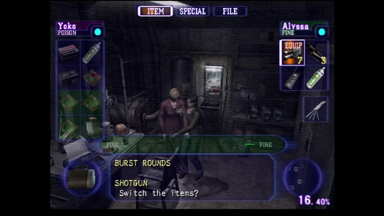 Resident Evil Outbreak File 2 - Alyssa Ashcroft End of the Road Normal