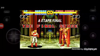 Fatal Fury 2 Andy Bogard vs Wolfgang Krauser fala de vitória do Wolfgang Krauser em português