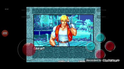 Fatal Fury 3 Geese Howard vs Terry Bogard Geese Howard é derrotado por Terry Bogard