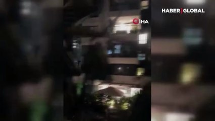 Husiler'den İsrail'e füzeli saldırı! O anlar kamerada 