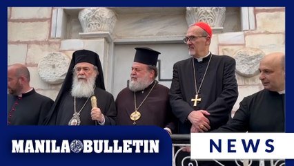 Catholic and Greek Orthodox leaders enter Gaza in rare solidarity visit after Israel's church strike