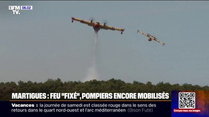 Incendie à Martigues: après 24h de lutte contre les flammes, le feu est fixé