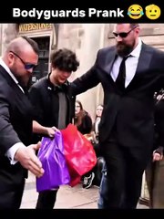 Bodyguards Public pranks
