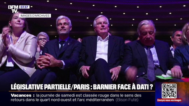 Législative partielle à Paris: l'ancien Premier ministre Michel Barnier pourrait être opposé à Rachida Dati