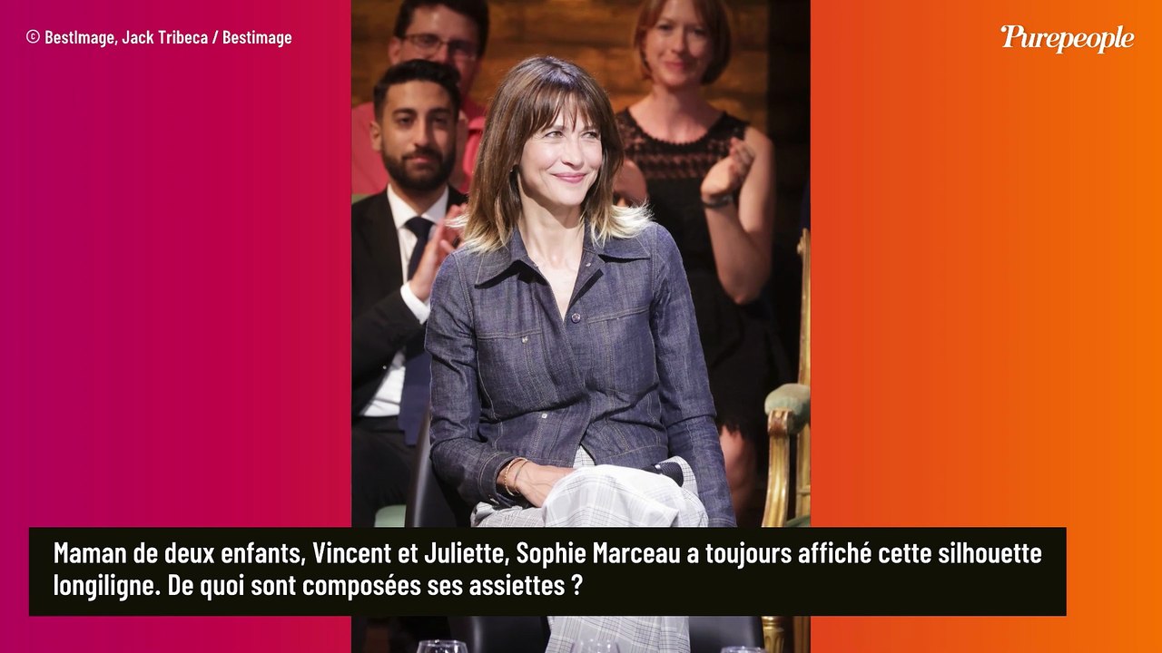 Pour sa silhouette, Sophie Marceau a fait confiance à un expert français, qui mise sur "des légumes crus, et surtout aucun..."