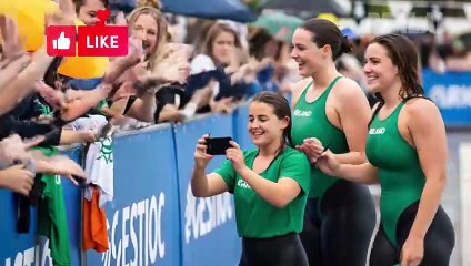 Irish Women’s Swim Team Wins Hearts Worldwide _ Exclusive Interview with Ireland’s Finest 🇮🇪🏊‍♀️