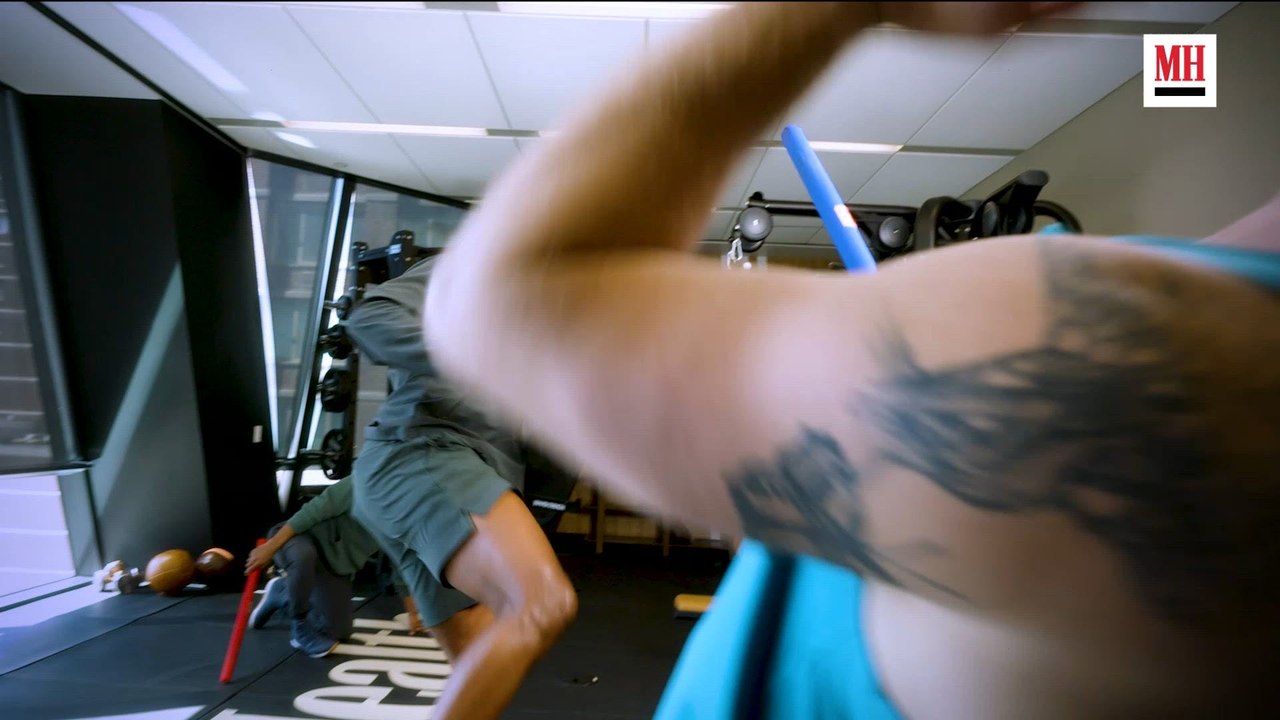 Jay Ellis Shares His 'Freaky Tales' Fight Choreography | Brett Fights | Men's Health