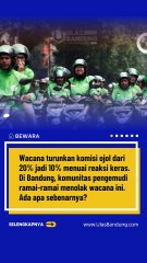 Komunitas Ojol Bandung Tolak Penurunan Komisi Jadi 10 Persen