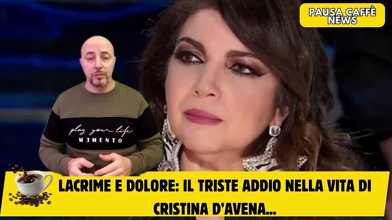 Lacrime e dolore il triste addio nella vita di Cristina D’Avena...