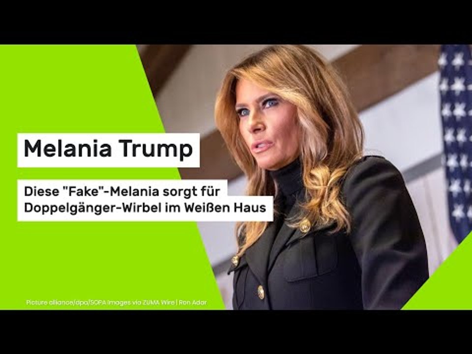 Melania Trump: Diese 'Fake'-Melania sorgt für Doppelgänger-Wirbel im Weißen Haus