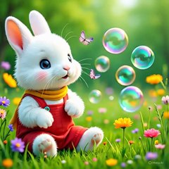 Bunny enjoy