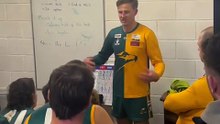 Gordon's Adam Toohey gives post-match address following 200th CHFL game