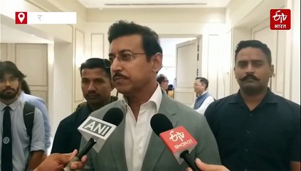 राज्यवर्धन राठौड़ का पलटवार, बोले- गांधी परिवार और उनके जीजा ने दशकों तक देश को परेशान किया