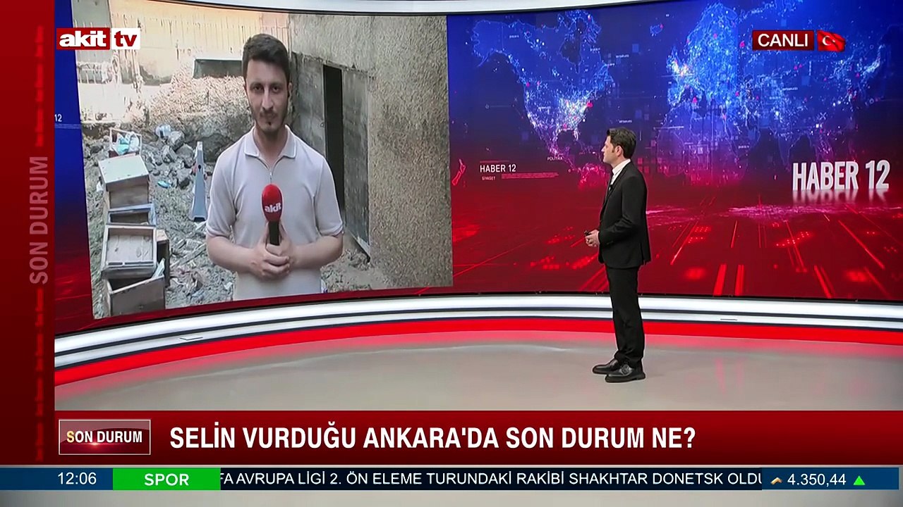 Ankara'da sel gitti verdiği hasar kaldı