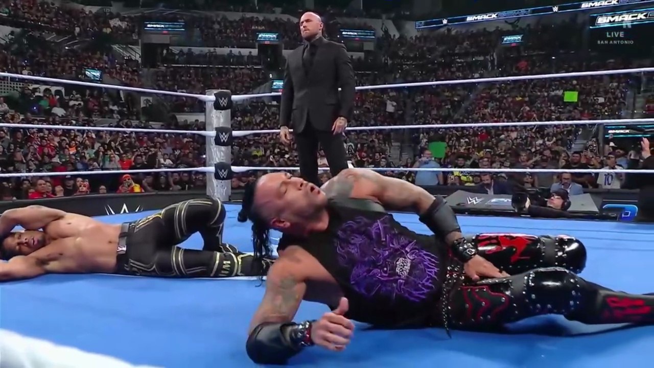 WWE Smack Down _July 17, 2025 - Damian Priest Vs Carmelo Hayes _ Aleister Black attacks Damian Priest